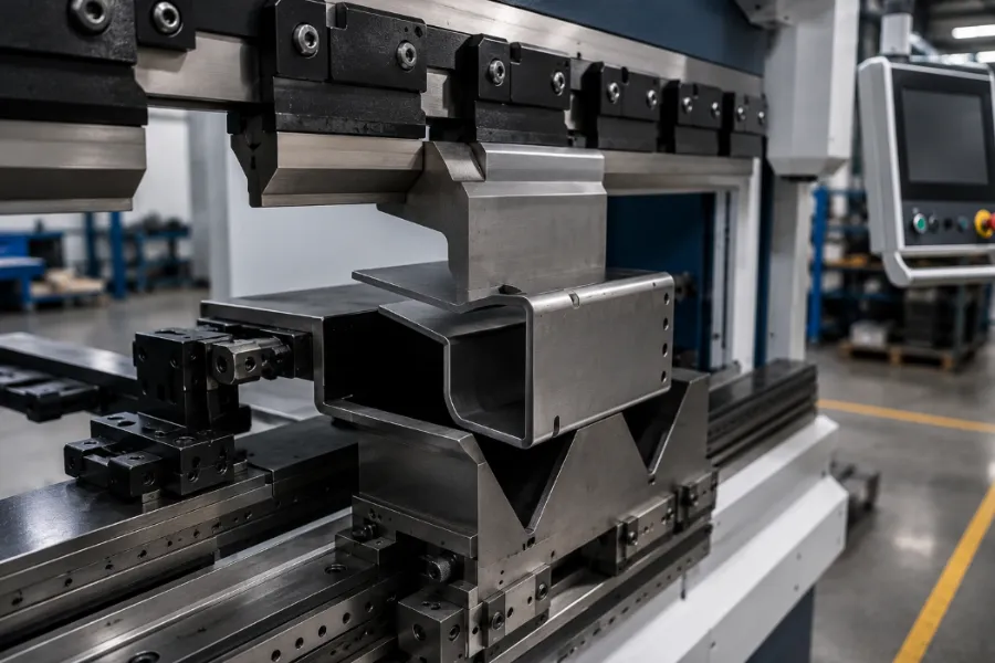 press brake tooling selection for complex sheet metal bends