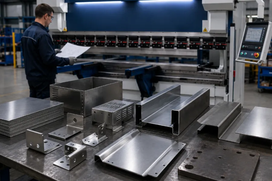press brake selection based on material thickness and part geometry