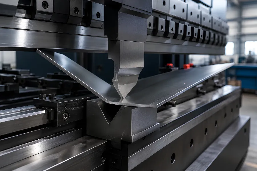 Bend deduction for press brake bending calculation