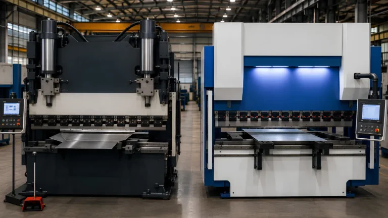 Hydraulic vs electric press brake comparison for sheet metal bending