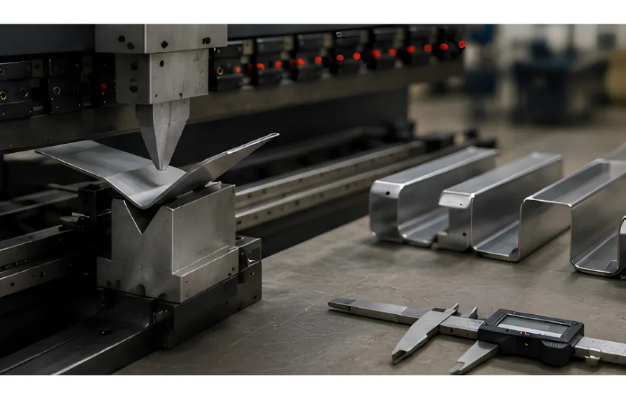 Press brake accuracy and repeatability in precision sheet metal bending