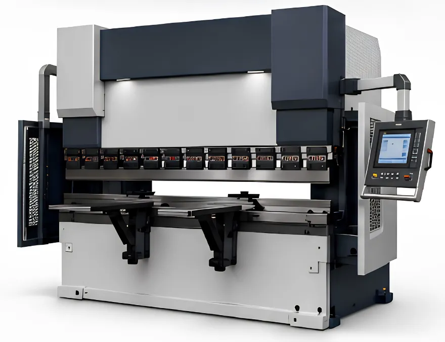 Main components of a CNC press brake machine
