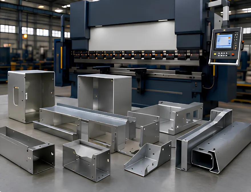 Press brake applications for sheet metal fabricated parts